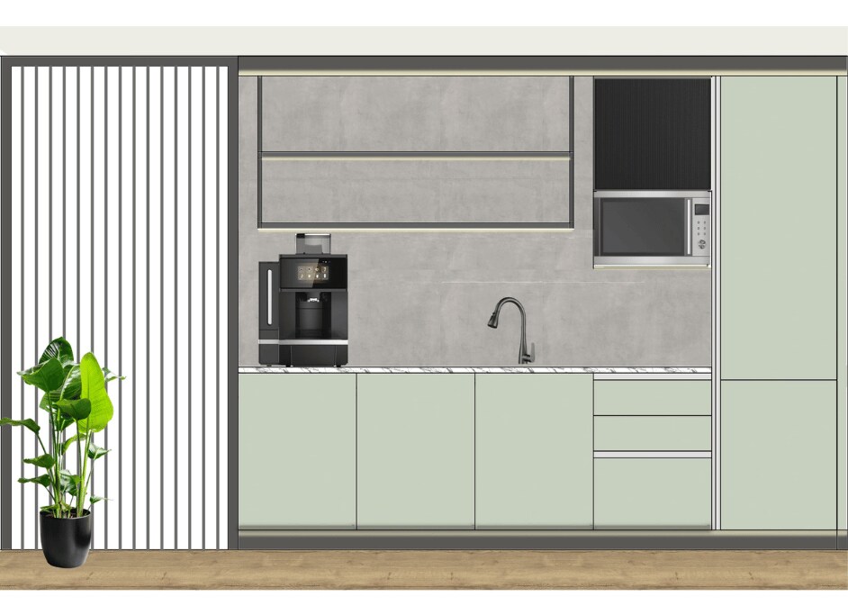 a-kitchen-with-a-sink-and-a-microwave