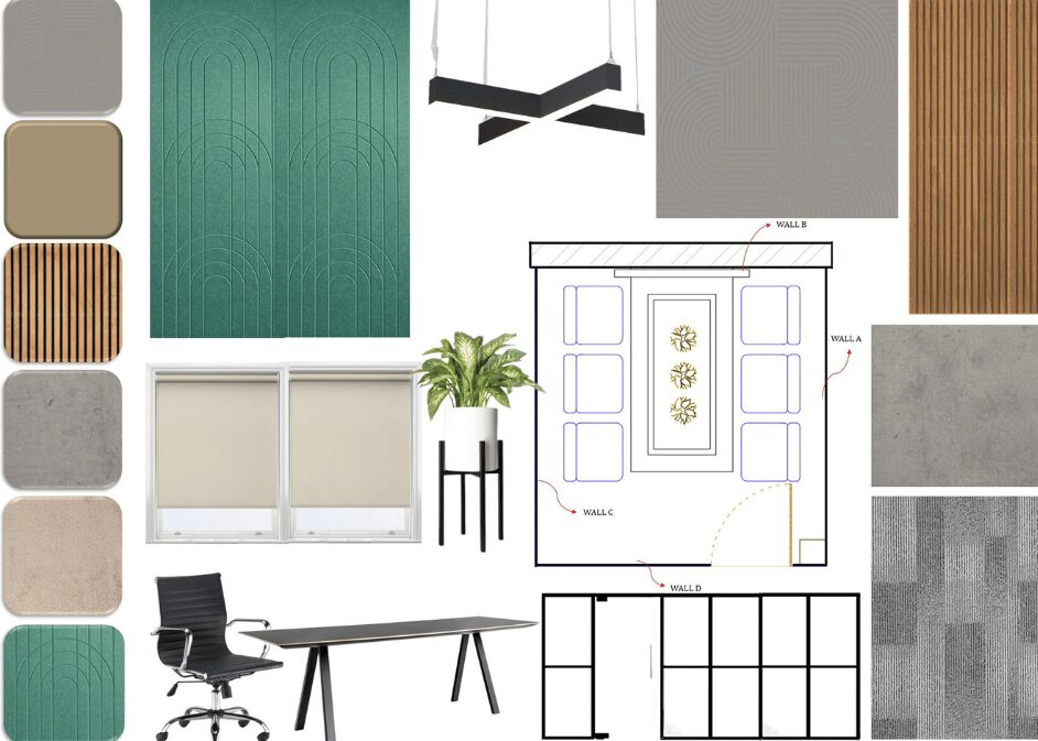 A-collage-of-meeting-room-furniture-and-plan