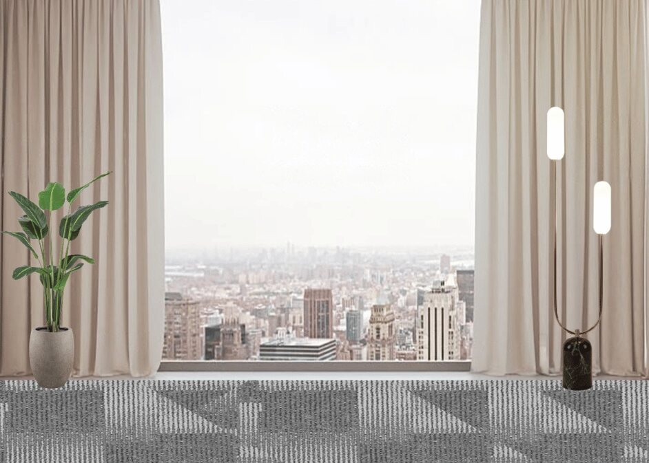 a-room-with-a-large-window-and-a-large-city-view