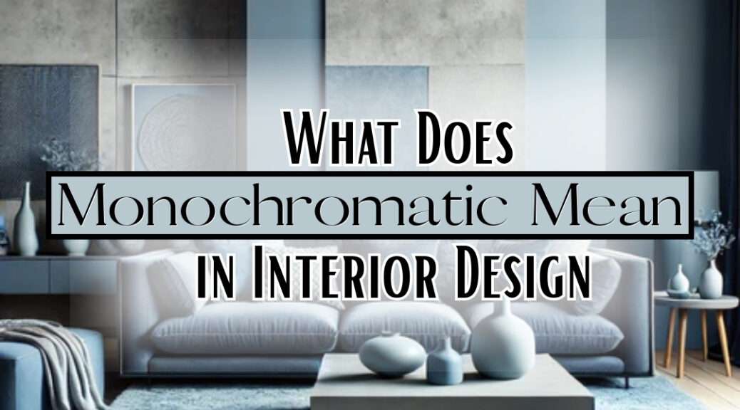 Complete Guide To Monochromatic Interior Design | Oraanj Interiors