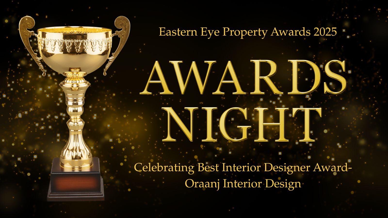 Celebrating Best Interior Designer Award- Oraanj Interior Design