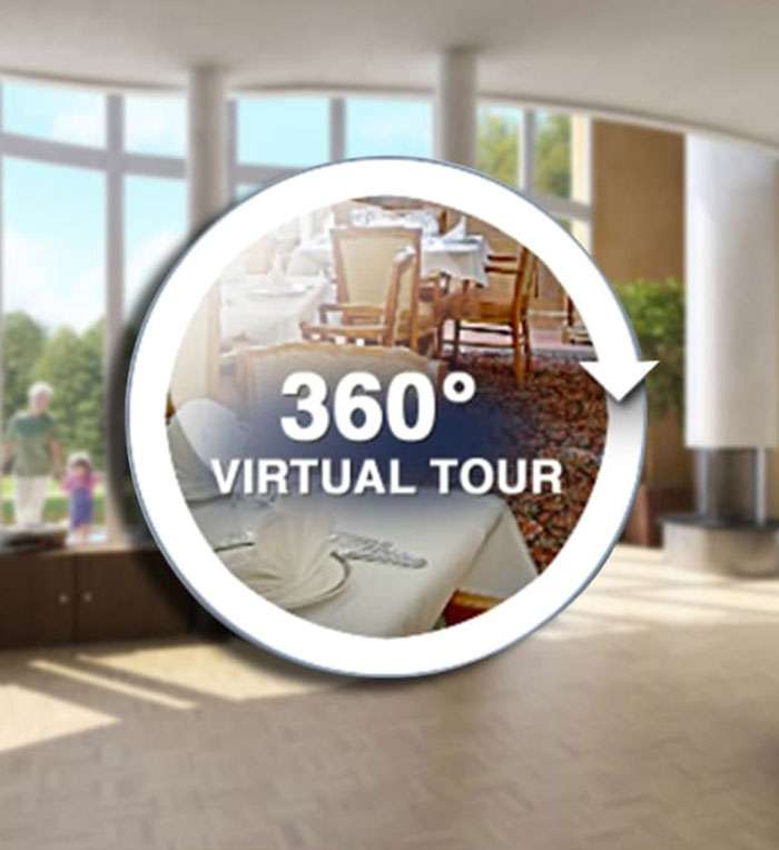 360 degree virtual tour of hotel restaurant interior with dining tables and buffet area 360 degree virtual tour of hotel restaurant interior with dining tables and buffet area