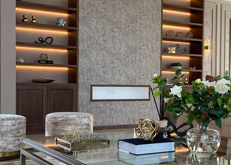 Modern Open Plan Living and Dining room design in Vauxhall