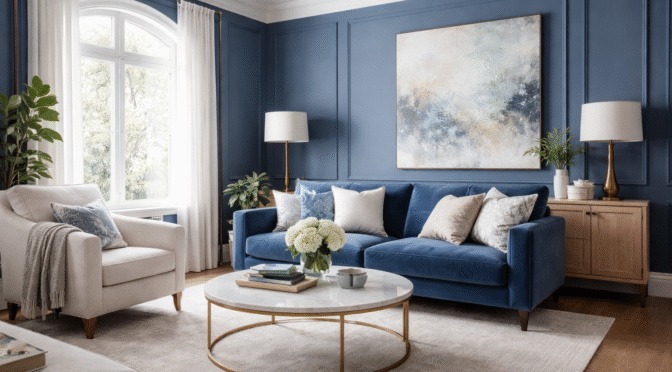 Living Room Blue Colour Ideas: Stylish, Modern & Timeless Ways to Transform Your Space