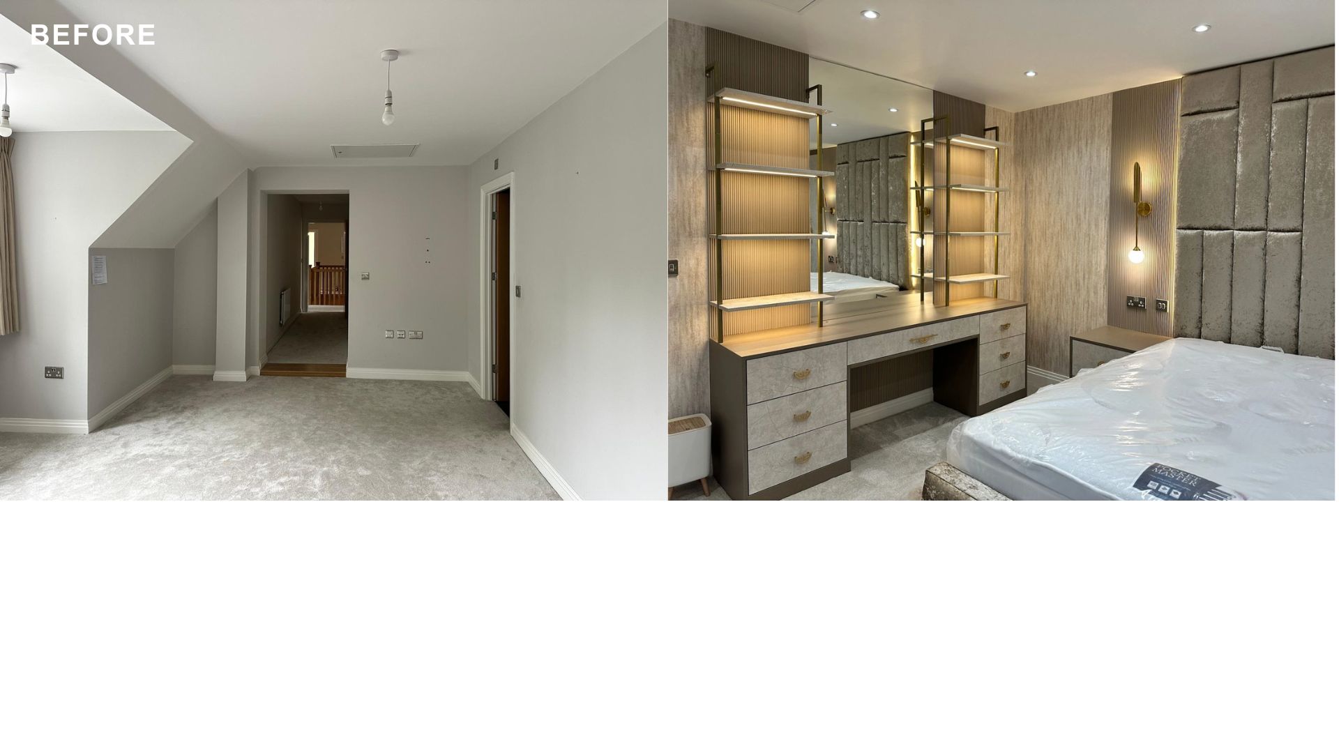 before and after luxury interior design