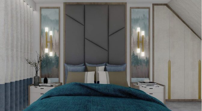 modern bedroom interior design in london