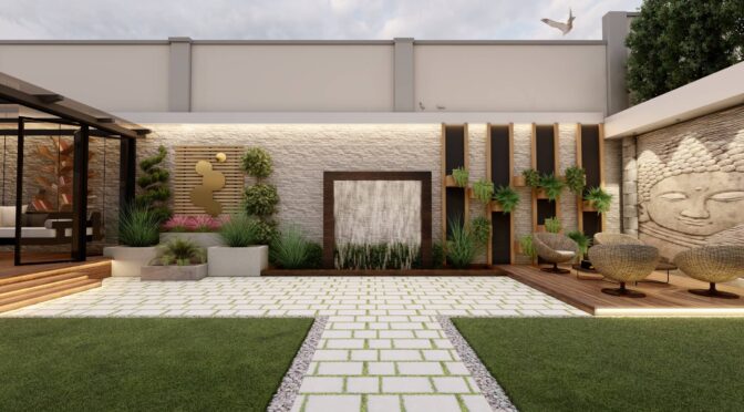 Biophilic garden design in london