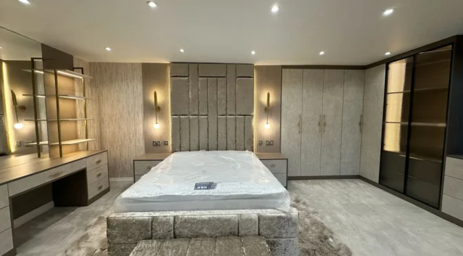 Kensington Luxury Bedroom Design UAE-Based Client