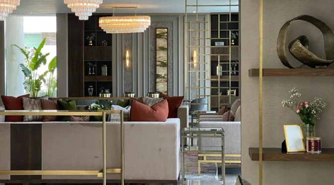 Luxury dining interior design in Vauxhaul London