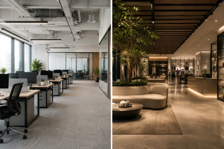 Office Interior Design vs Commercial Interior Design: What’s the Difference?