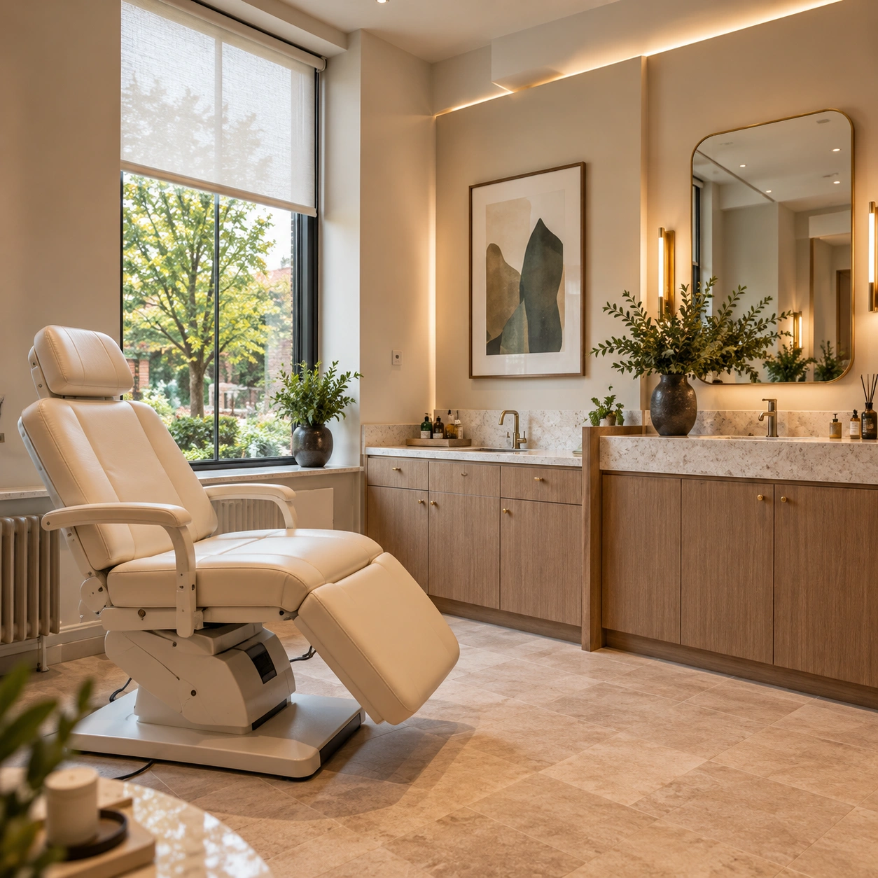 CQC-compliant clinical treatment room interior in Harrow