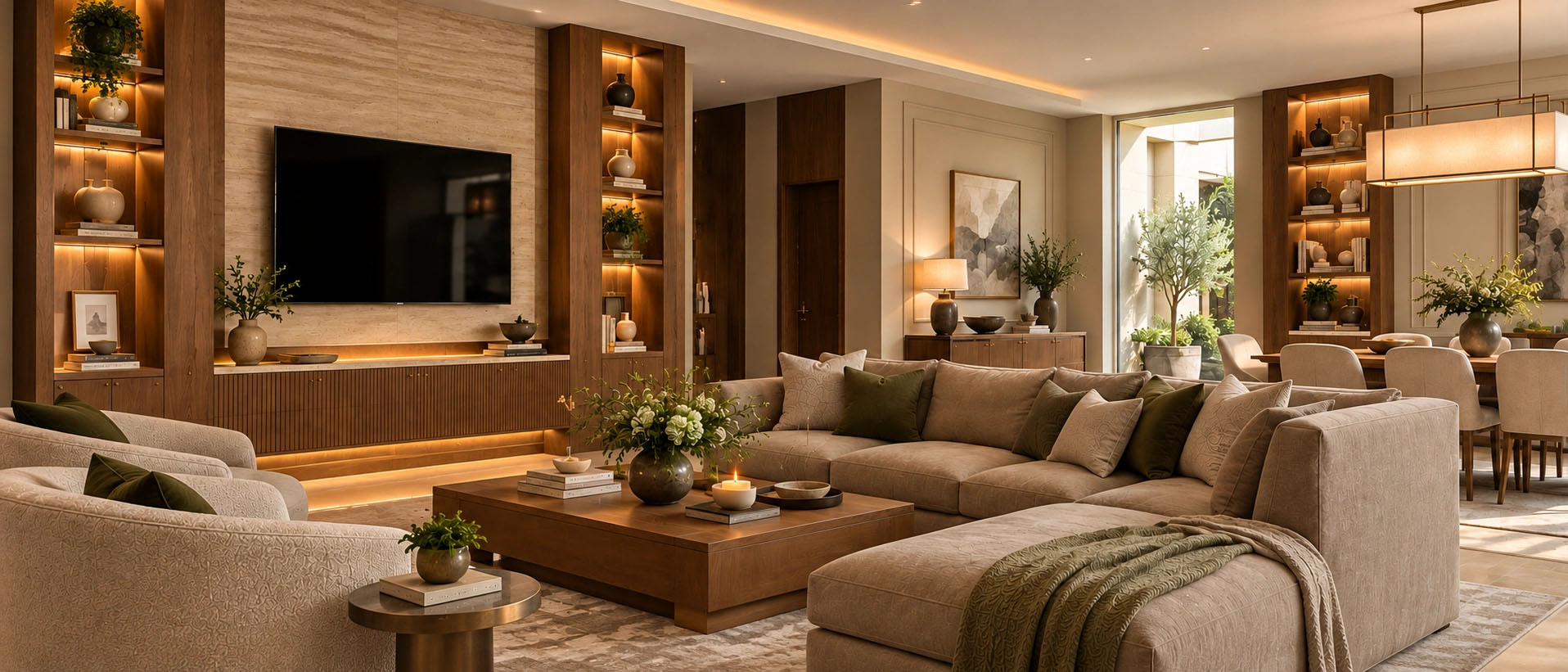 Living room sofa interior design