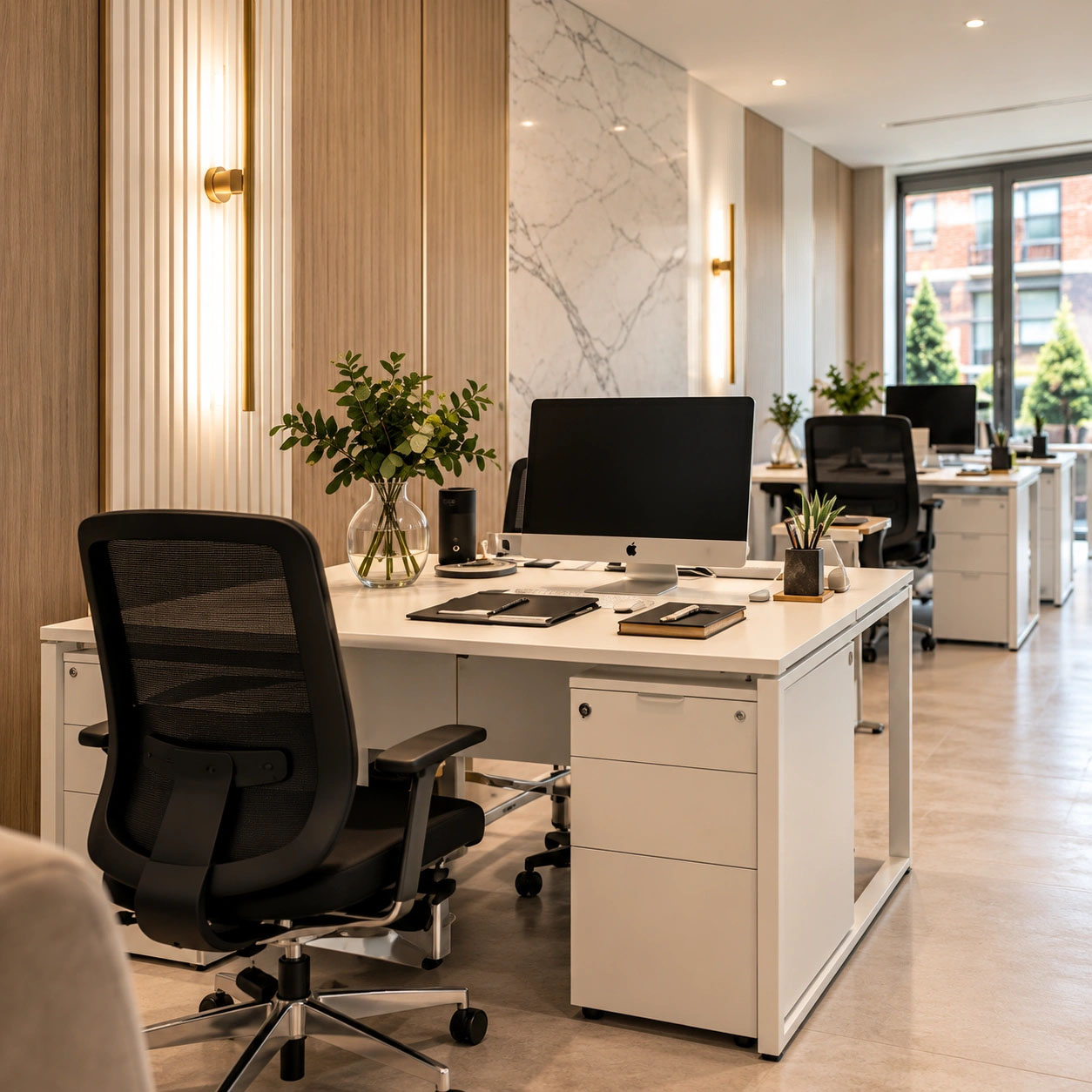 Commercial office refurbishment and workstation fit-out London